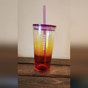 18oz Starbucks summer ombre cup